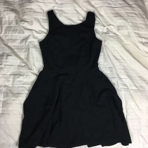 LuLu’s Black Fit and Flare Sleeveless Dress Medium